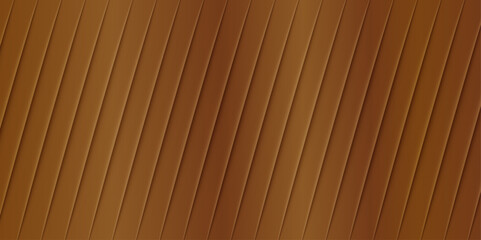 Diagonal brown paper cutouts with subtle shadow effect vector