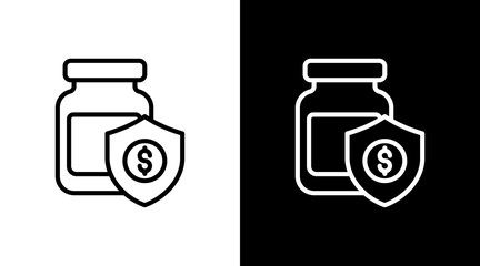 Emergency Fund With Icon Set Design