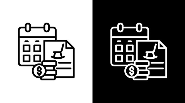 Retirement Plan With Icon Set Design - Powered by Adobe