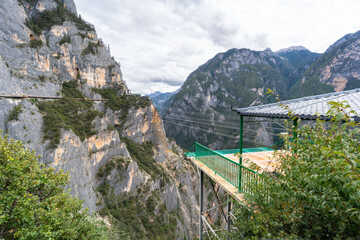 Balagezong Grand Canyon Park in Yunnan province, China.