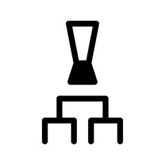 League Table Icon Vector Symbol Design Illustration