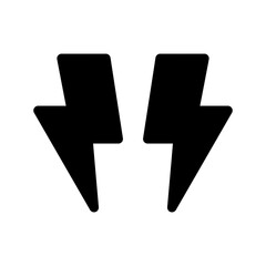 Electric Icon Vector Symbol Design Illustration