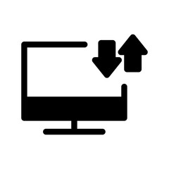 Online Trading Icon Vector Symbol Design Illustration