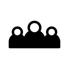 People Icon Vector Symbol Design Illustration