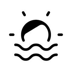 Obraz premium Sun Icon Vector Symbol Design Illustration