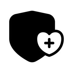 Life Protection Icon Vector Symbol Design Illustration