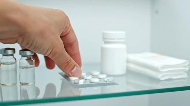 Essential home improvement project organizing your medicine cabinet with prescription drugs, first aid supplies, and pills for better safety