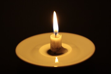 candle in the dark