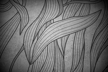 Black and White Texture Background.