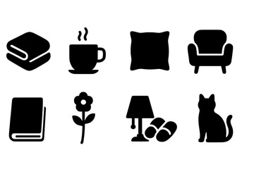 Education and learning flat icon set for schools and e-learning platforms