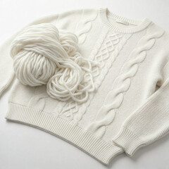 뜨개질 털실 스웨터