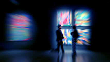Zoom Blur, Contemporary Art Exhibition