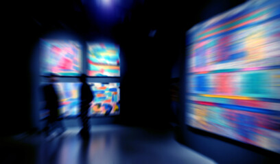 Zoom Blur, Contemporary Art Exhibition