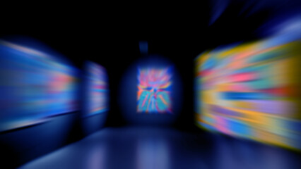 Zoom Blur, Contemporary Art Exhibition