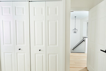 Closet at the top of stair landing