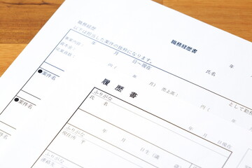 履歴書と職務経歴書 - 転職の際に欠かせない応募書類の履歴書と職務経歴書を用意する
