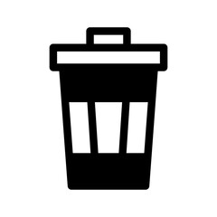 Recycle Bin Icon Vector Symbol Design Illustration