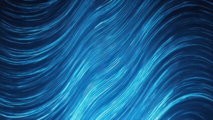 Abstract Blue Swirling Light Streaks Background.