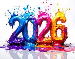 , with the words Happy New Year 2026