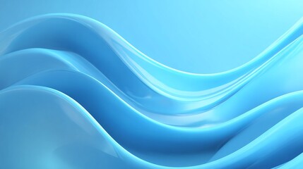 Abstract blue waves flowing, soft texture, empty background, used for graphic design, wallpaper