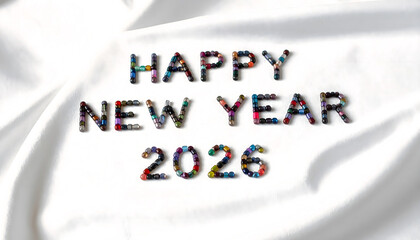 words Happy New Year 2026