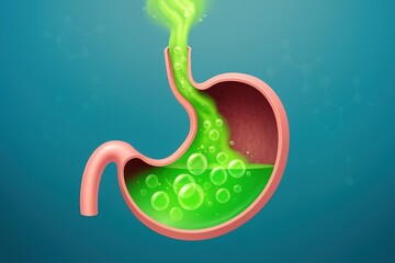 Heartburn, or acid reflux (GERD), is a burning sensation that occurs when acid refluxes from the stomach.