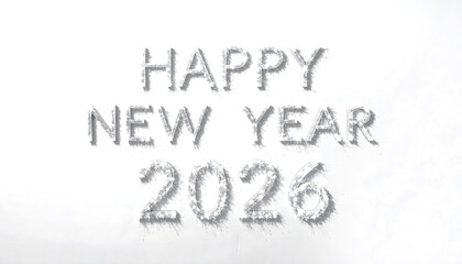the words Happy New Year 2026