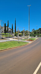Naklejka premium View of the city of Vitorino, Paraná, Brazil