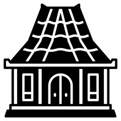 java house Black Fill Icon