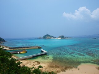 渡嘉敷島の風景 沖縄県 日本