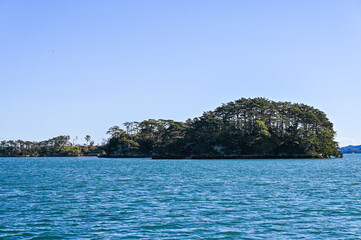 Naklejka premium 日本宮城県の松島