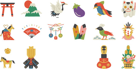 hand drawn vector illustration of a set of people