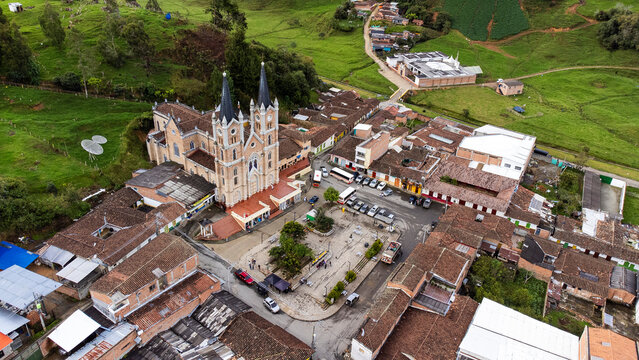 Belmira, Antioquia - Colombia. June 16, 2025. The parish was canonically established on August 20, 1814.
