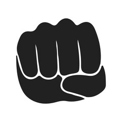 Fist Hand Sign Gesture Sillouette