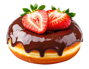 Various Frosted Donuts with various toppings