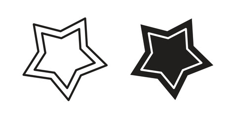 Cookie cutter icon symbols. app and web UI solid and line icon, EPS10