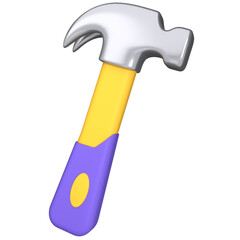 Hammer Chunky 3D Illustration
