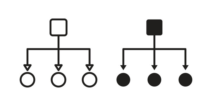 Load balancer icon symbols. app and web UI solid and line icon, EPS10
