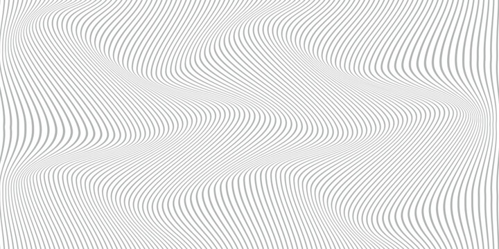 simple grey thin line wave pattern for banner poster background.