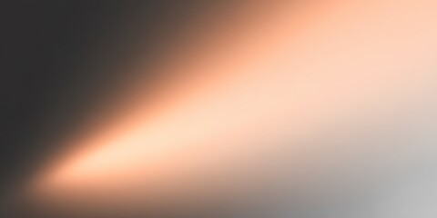 Soft glowing diagonal gradient light in peach and gray tones creating a calm backdrop for ads, posters, invitations, presentations and wallpaper