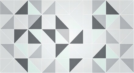 Fototapeta premium Modern geometric background with triangles in shades of gray and white to add a touch of sophistication to your designs or presentations with a contemporary feel