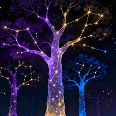 Astral Grove of Living Constellations