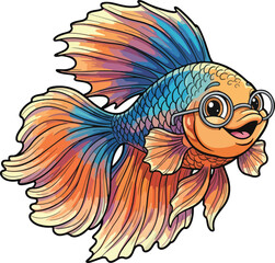 Obraz premium Beta fish