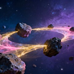 Celestial Bridges Across the Asteroid Field