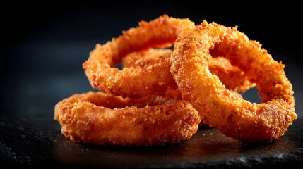 Crispy onion ring snack