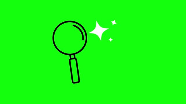 icon symbol ai search animated icon logo ai search 4k looping croma