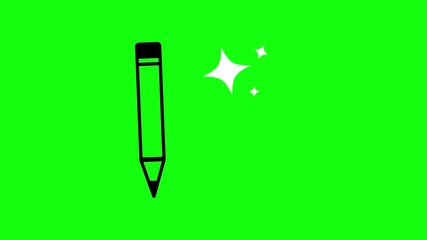 icon symbol ai generate text, writing animated icon logo ai writing creation, script 4k looping croma