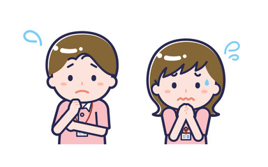 介護士／2人組／男女 05