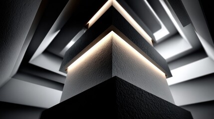 Abstract architectural structure