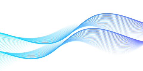 Futuristic Abstract glowing wave lines on white background. Dynamic wave pattern. abstract wavy lines background.